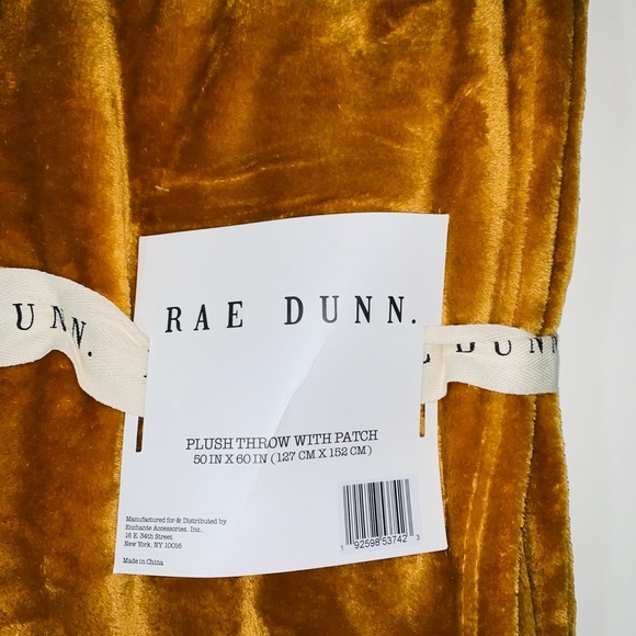 RAE DUNN AUBURN HOME SWEETHOME PATCH THROW BLANKET - Picture 3 of 4